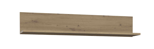 Wandboard ARKINA Wandregal in Optik Artisan Eiche, Gesamtansicht von vorne.