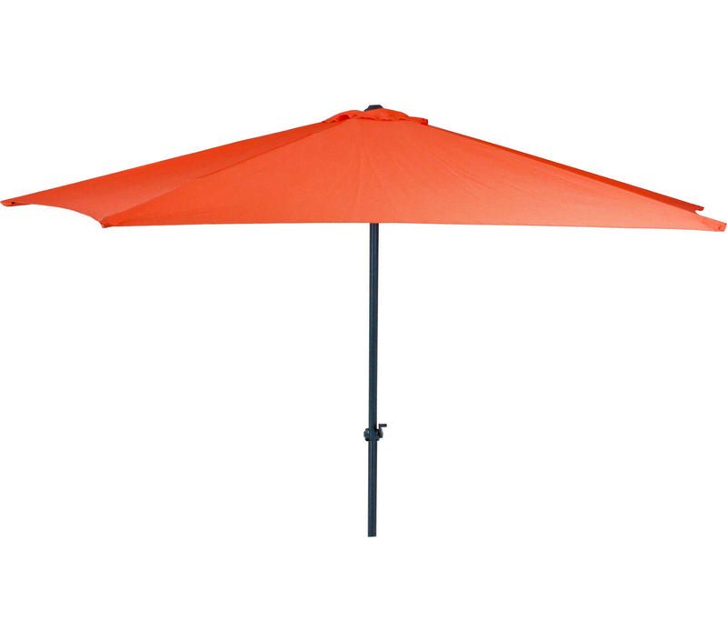 Sonnenschirm CABOGROS Terracotta Ø 300 cm 6 Streben mit Handkurbel