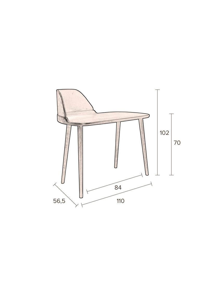 Retro Schreibtisch FINN von DutchBone
