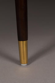 Esszimmerstuhl DOLLY BURGUNDERROT Samt Armlehnstuhl von DUTCHBONE