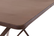 Klapptisch MARIANA 70 x 70 cm Metalltisch antik braun
