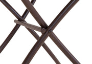 Metalltisch TARENT 60 cm rund antik braun lackiert