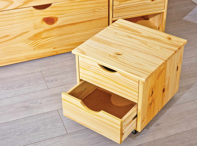 Funktionsbett Doppelbett Claas 180 x 200 Kiefer massiv natur lackiert