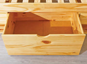 Funktionsbett Doppelbett Claas 180 x 200 Kiefer massiv natur lackiert