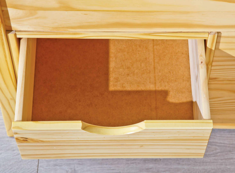 Funktionsbett Doppelbett Claas 180 x 200 Kiefer massiv natur lackiert
