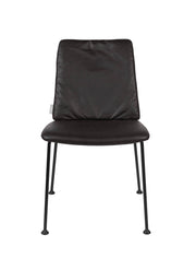 Esszimmerstuhl FAB BLACK mit perforierten Kunstleder von ZUIVER