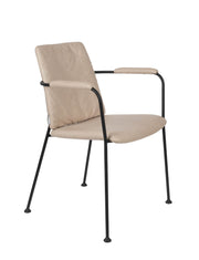 Armlehnstuhl FAB BEIGE mit perforierten Kunstleder von ZUIVER