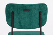 Barhocker BENSON GREEN von ZUIVER mit trendigen Cordstoff