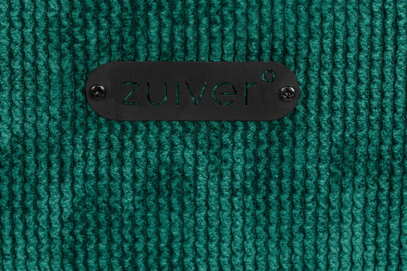 Barhocker BENSON GREEN von ZUIVER mit trendigen Cordstoff