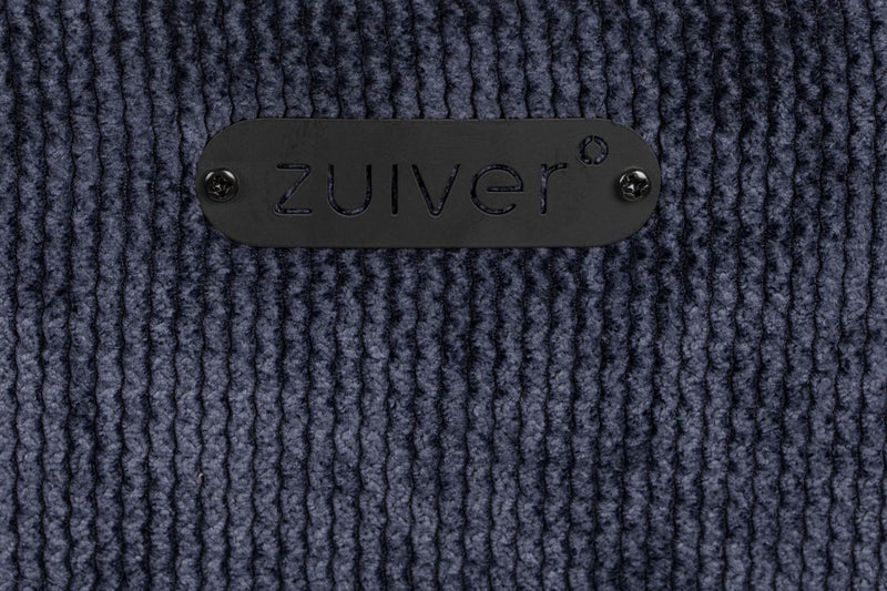 Tresenhocker BENSON DARK BLUE von ZUIVER mit trendigen Cordstoff