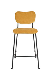 Tresenhocker BENSON OCHRE von ZUIVER mit trendigen Cordstoff