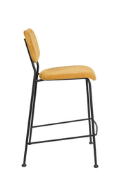 Tresenhocker BENSON OCHRE von ZUIVER mit trendigen Cordstoff