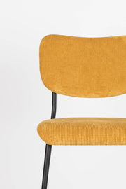 Tresenhocker BENSON OCHRE von ZUIVER mit trendigen Cordstoff