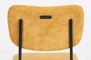 Tresenhocker BENSON OCHRE von ZUIVER mit trendigen Cordstoff