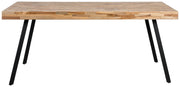 Design Esstisch SURI 180 x 90 cm Platte recycled Teak