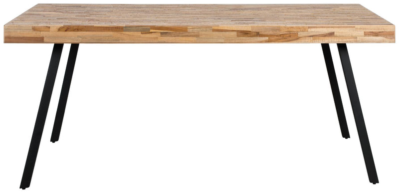 Design Esstisch SURI 180 x 90 cm Platte recycled Teak