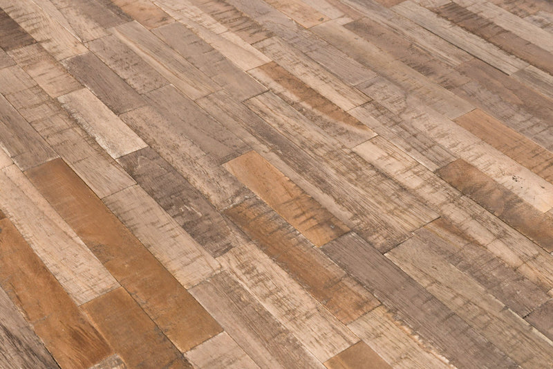 Design Esstisch SURI 180 x 90 cm Platte recycled Teak
