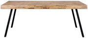 Design Esstisch SURI 200 x 90 cm Platte recycled Teak