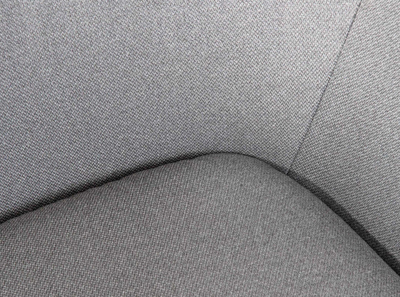 Drehstuhl Bürostuhl WORKRELAXED GREY Bezug Stoff Grau Fußkreuz Schwarz