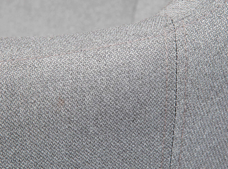 Drehstuhl Bürostuhl WORKRELAXED GREY Bezug Stoff Grau Fußkreuz Schwarz