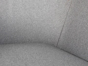 Drehstuhl Bürostuhl WORKRELAXED GREY Bezug Stoff Grau Fußkreuz Schwarz