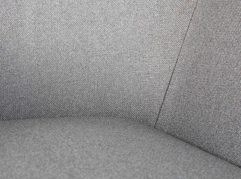 Drehstuhl Bürostuhl WORKRELAXED GREY Bezug Stoff Grau Fußkreuz Schwarz