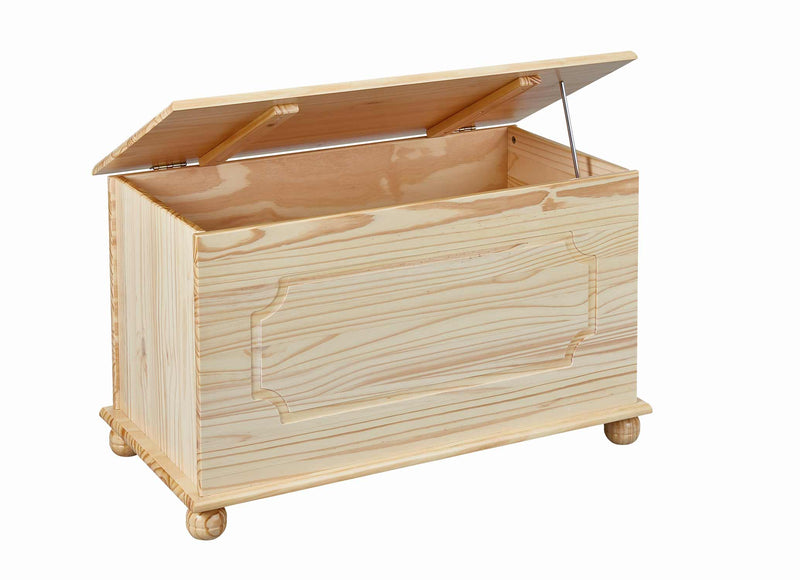 Massivholz Truhe EMEL Kiefer natur lackiert