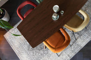 Esstisch MALAYA 180 x 90 cm von DutchBone mit Walnuss Furnier