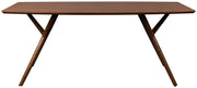 Esstisch MALAYA 180 x 90 cm von DutchBone mit Walnuss Furnier