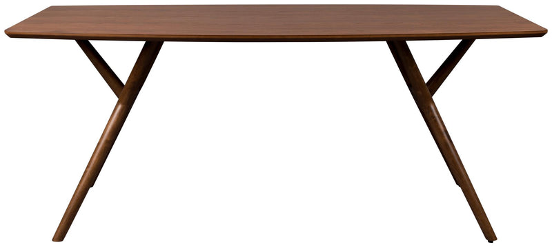 Esstisch MALAYA 180 x 90 cm von DutchBone mit Walnuss Furnier