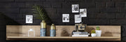 Wohnwand MANHATTAN VV88 Haveleiche Cognac montiert
