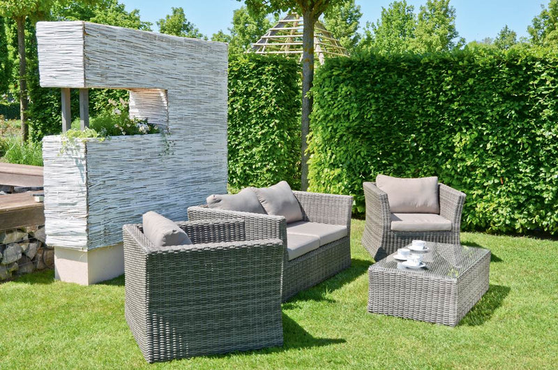 Garten Lounge Gruppe AVILA  4-teilig inkl. Kissen