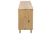 Sideboard Anrichte STOCKHOLM Wildeiche Massivholz & Furnier lackiert
