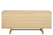 Sideboard Anrichte STOCKHOLM Wildeiche Massivholz & Furnier lackiert