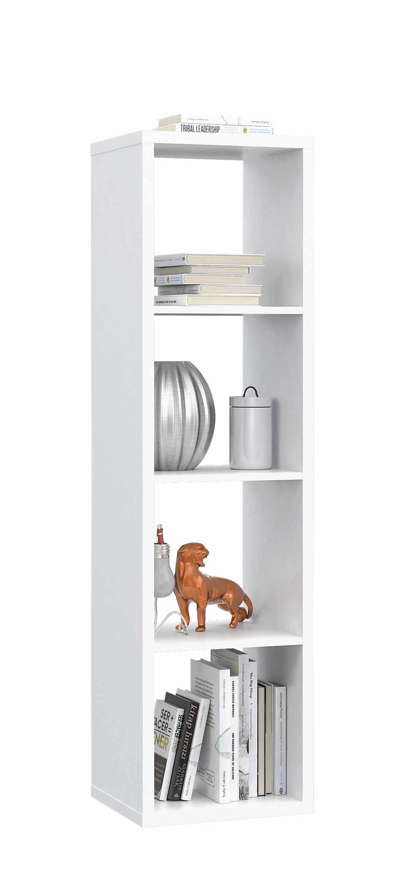 Regal Standregal MAURO 411 Weiß Bücherregal von Forte