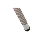 Gartentisch DIJON rund mit Glasplatte Ø 111 cm Farbe Sesamgrau
