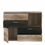 Kommode SKIVE 2-trg. 4 Schubladen Optik Eiche Antik / Touchwood