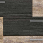 Kommode SKIVE 2-trg. 4 Schubladen Optik Eiche Antik / Touchwood