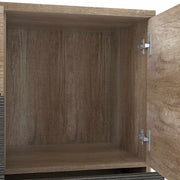 Kommode SKIVE 2-trg. 4 Schubladen Optik Eiche Antik / Touchwood