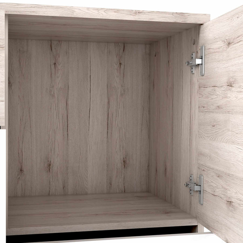 Kommode Sideboard SKIVE Optik Sandeiche / Weiß von Forte