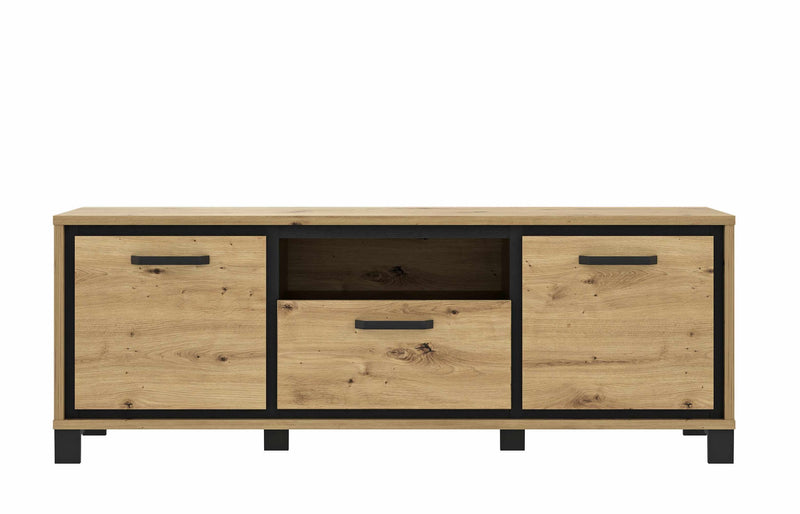 Lowboard TRONDHEIM Artisan Eiche / Schwarzeiche Optik von Forte