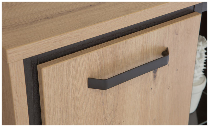 Lowboard TRONDHEIM Artisan Eiche / Schwarzeiche Optik von Forte