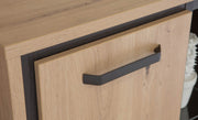 Kommode TRONDHEIM 2 Türen Artisan Eiche / Schwarzeiche Optik von Forte