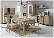 Sideboard TRONDHEIM 2 Türen Artisan Eiche / Schwarzeiche Optik