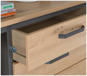 Sideboard TRONDHEIM 2 Türen Artisan Eiche / Schwarzeiche Optik