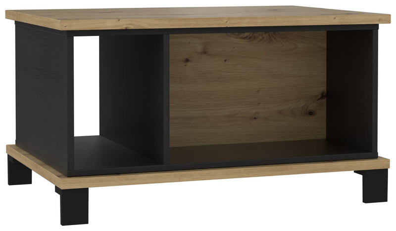 Couchtisch TRONDHEIM Artisan Eiche / Schwarzeiche Optik von Forte