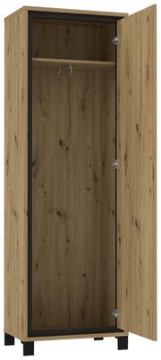 Garderobenschrank TRONDHEIM Artisan Eiche / Schwarzeiche von Forte