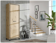 Garderobenschrank TRONDHEIM Artisan Eiche / Schwarzeiche von Forte