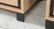 Garderobenschrank TRONDHEIM Artisan Eiche / Schwarzeiche von Forte