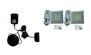 LED Beleuchtung Nischenbeleuchtung Farbton warmweiß 54x54 mm 2er-Set